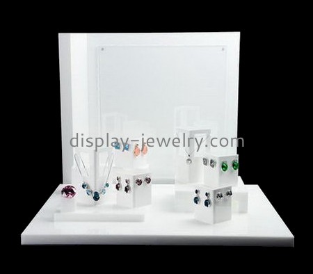 Customize acrylic jewelry counter display EDJ-443