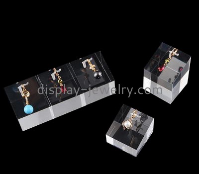 Acrylic display factory custom acrylic stud earring holder display cubes EDJ-369