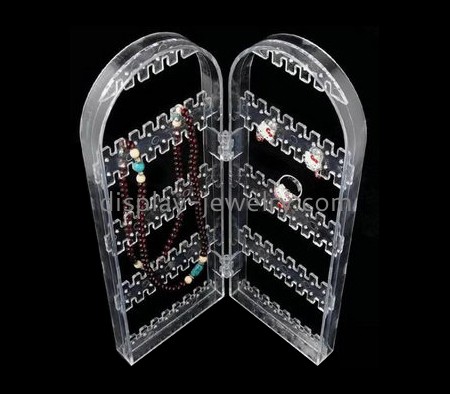 Acrylic display supplier custom design hoop earring holder EDJ-360