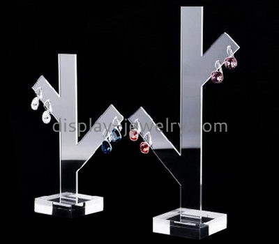 Plastic manufacturing companies custom acrylic unique earring holders display stands EDJ-352