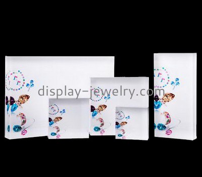 Acrylic display manufacturer wholesale acrylic blocks cute earring holder EDJ-348