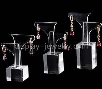 Plexiglass manufacturer custom plastic manufacturing clear earring holder EDJ-287