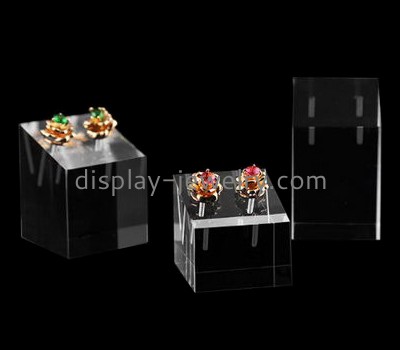 Plastic fabrication company custom clear acrylic jewelry display EDJ-217