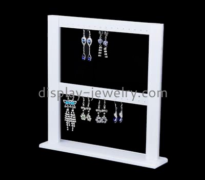 Plexiglass manufacturer custom plastic luxury retail earring display organizer EDJ-181