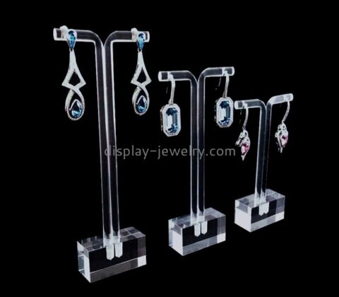 Acrylic plastic supplier custom luxury earring retail rack display holder EDJ-178