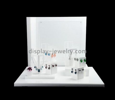 Acrylic suppliers custom countertop retail earring displays stands EDJ-161