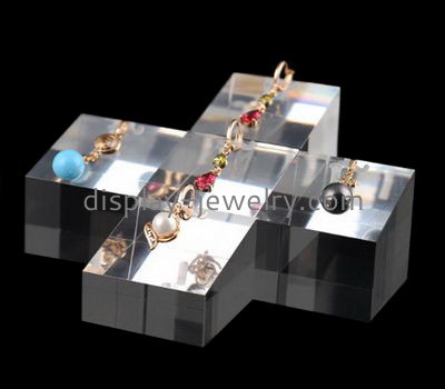 Jewelry display manufacturers customized clear acrylic block display for earrings EDJ-139