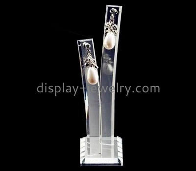 Factory jewellery display stands wholesale acrylic earring organizer stand acrylic counter top display EDJ-040