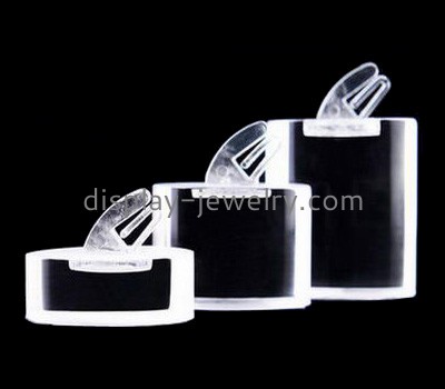 China acrylic display manufacturers custom design clear plastic stands display earring stands for sale EDJ-026