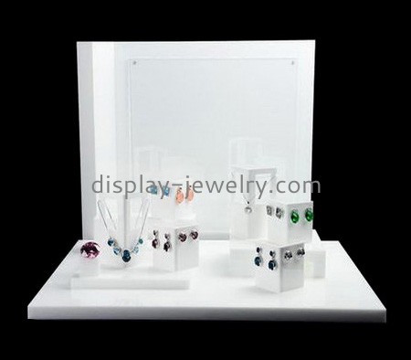 Customized acrylic retail acrylic displays necklace and earring display stands acrylic product display stands EDJ-023