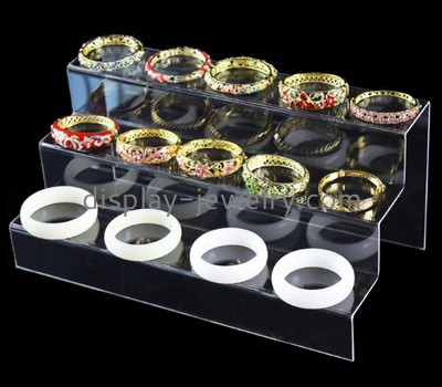 Custom 3 tiers acrylic bracelets display risers BDJ-269