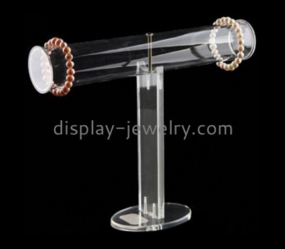 Customize clear acrylic T bar bracelet display stand BDJ-243