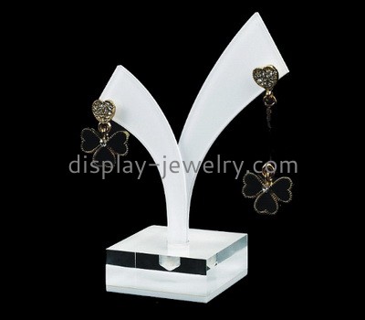 Customize acrylic Y shape earring dispaly stand plexiglass earring display rack EDJ-515