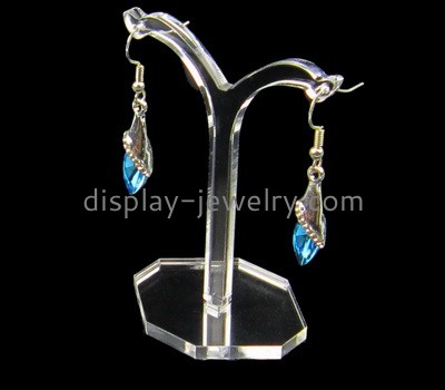 Custom acrylic earring tree stand plexiglass jewelry display organizer lucite ear studs holder hanger display rack EDJ-510