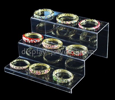 Custom 3 tiers acrylic bracelets display stands BDJ-268