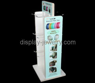 Acrylic hairband display stands with metal hanger ODJ-096