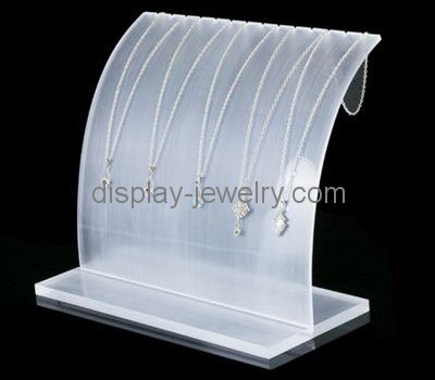 Customize plexiglass necklace display stand NDJ-689