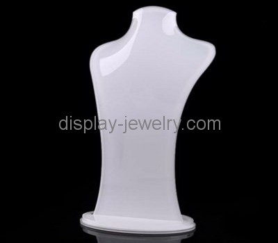 Customize acrylic necklace bust display stand NDJ-685