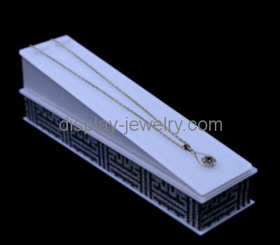 Customize acrylic long necklace holder stand NDJ-662