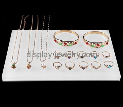 Customize white acrylic jewellery display boards NDJ-567