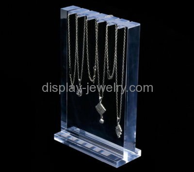 Customized clear acrylic cheap jewelry display stands NDJ-440