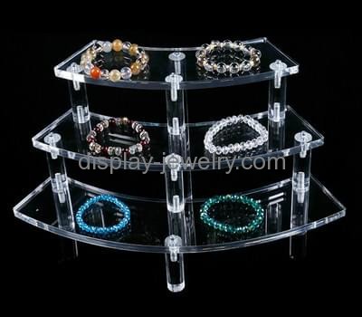 Acrylic plastic supplier custom lucite jewelry holder for bracelets BDJ-214