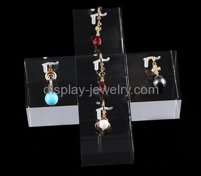 Plexiglass company custom design earring organizer stand EDJ-397