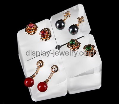 Jewelry display manufacturers custom acrylic plexiglass fabrication earring display EDJ-371