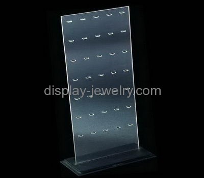 Acrylic products manufacturer custom design plastic stud earring holders EDJ-355