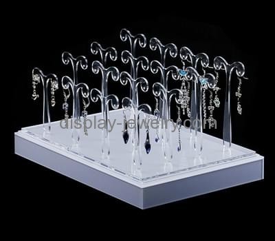 Acrylic suppliers custom acrylic plastic fabrication retail earring display EDJ-331