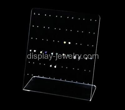 China acrylic manufacturer custom clear earring stand display EDJ-329