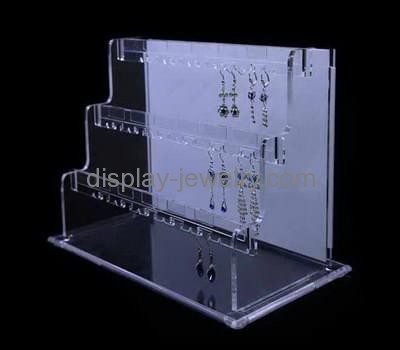 Plastic suppliers custom luxury acrylic retail earring display organizer EDJ-176