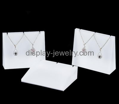 Wholesale jewelry organizers acrylic plastic counter displays jewelry holder for necklaces NDJ-117