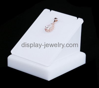 Customized acyrlic store display necklace jewelry holder jewellery display stands for shops NDJ-106