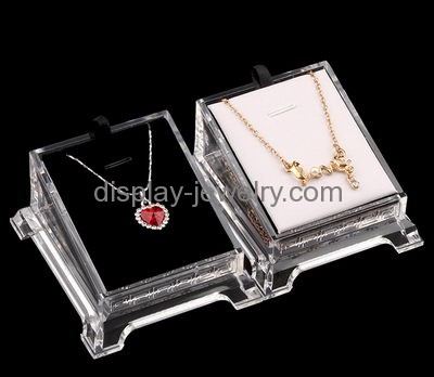 Wholesale jewelry stands acrylic lucite holders necklace displays cheap NDJ-100