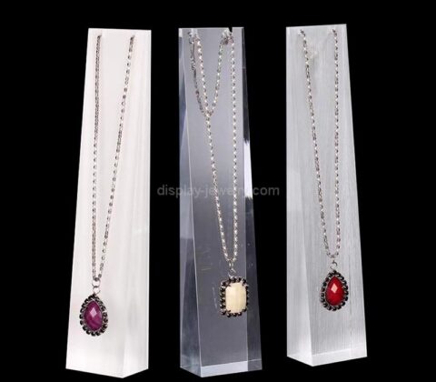 Wholesale custom acrylic necklaces display blocks